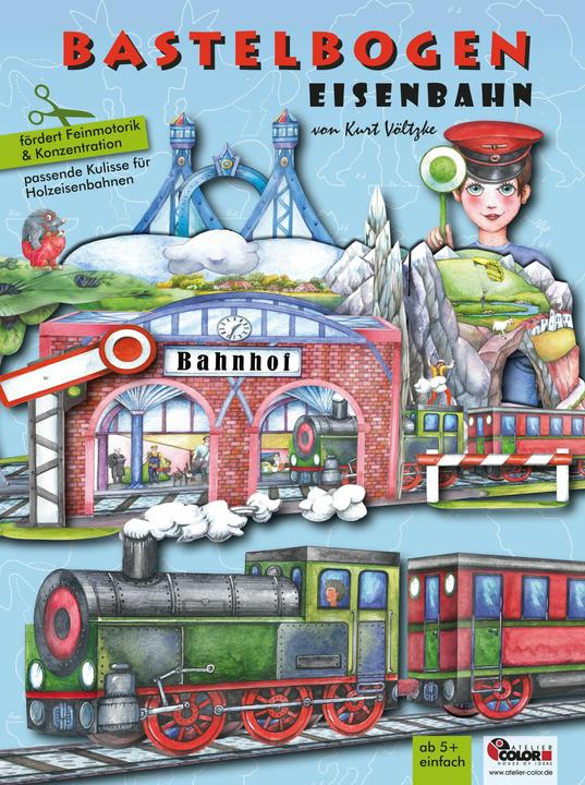 Produktbild Eisenbahn Bastelbogen
