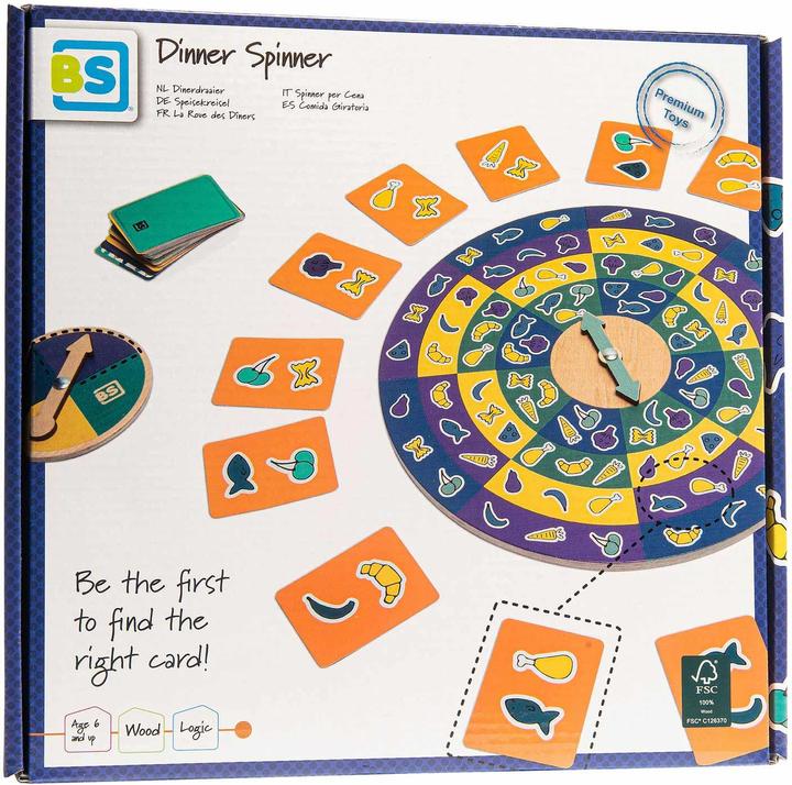 Produktbild BS Spiel 'Dinner Spinner' (Französisch, Deutsch, Italienisch, Englisch)