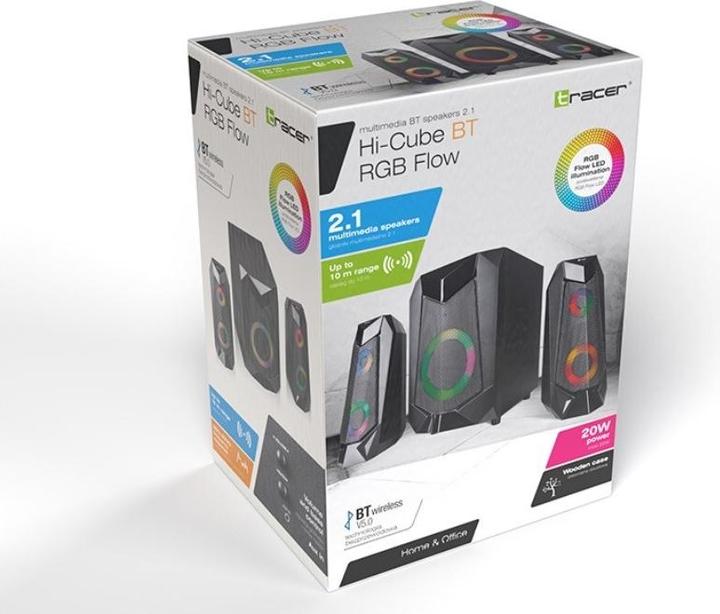 Actual product image Tracer 2+1 Hi-Cube RGB Flow BT speakers