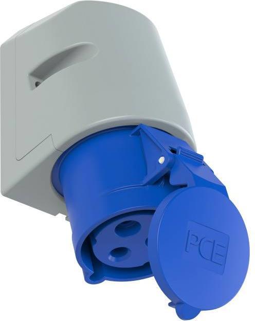 Produktbild PCE 123-6TT Wandsteckdose 32A 3p 6h IP44 Turbo Twist