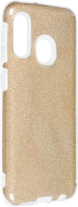 Produktbild König Design Handyhülle für Samsung Galaxy A20e Schutzcase Cover Bumper Schale Glitzer Gold (Samsung Galaxy A20e)