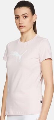 Actual product image Puma Power Graphic Tee/Chalk Pink (L)