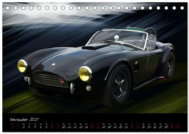 Immagine prodotto Sportwagen Klassiker Kunst (Tischkalender 2025 DIN A5 quer), Monatskalender (A5, Tedesco)