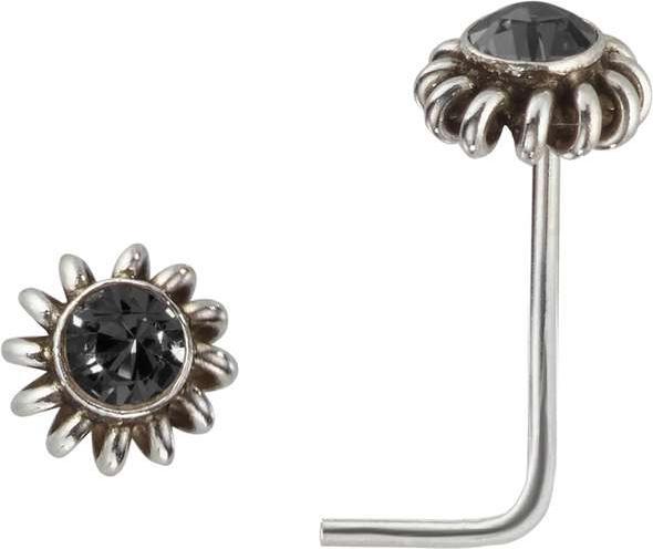 Produktbild Bijouteria Nasenpiercing (Silber 925, Kristall)