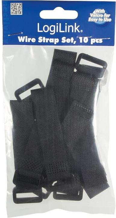 Actual product image LogiLink Cable tie (Velcro cable ties, 150 mm, 10 pcs.)