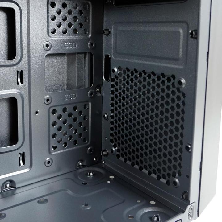 Actual product image LC-Power Gehuse MICRO-ATX 2017MB without NT U3.2/Audio black retail (mATX, Mini-ITX)