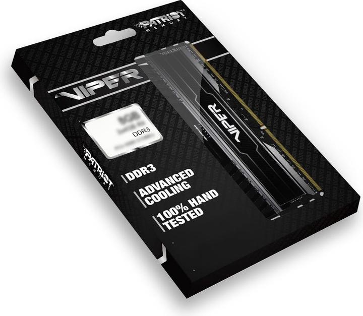 Actual product image Patriot DDR3, 1600 memory module (1 x 8GB, 1600 MHz, DDR3-RAM, DIMM)