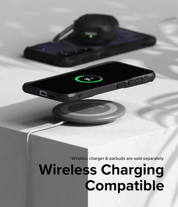Produktbild Ringke Mobiili tagakaas Fusion-X, must (Samsung Galaxy S24+)