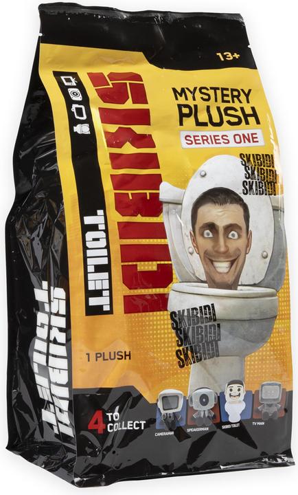 Actual product image Skibidi Toilet Mystery Plush - collectible plush, brand new collector's items, officially licensed product (37.30 cm)