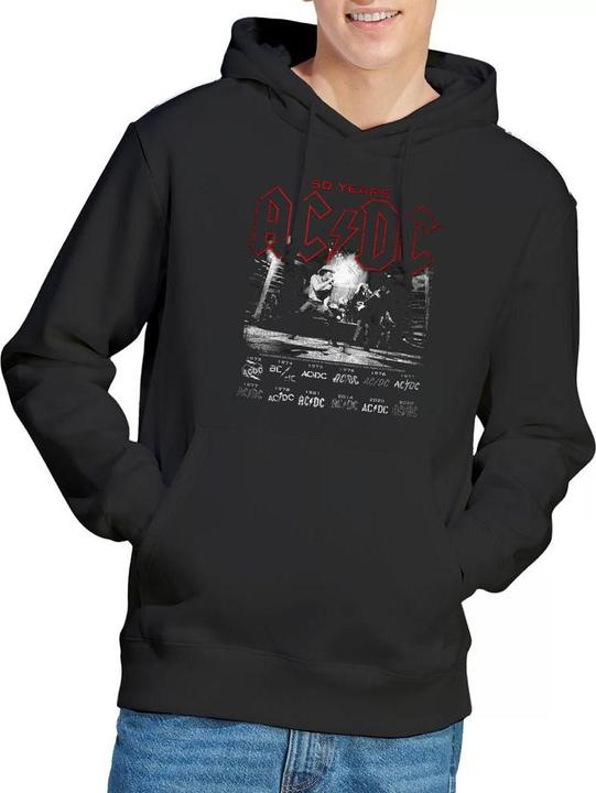 Immagine prodotto AC/DC Felpa con Cappuccio Logo Stack Uomo (XL)