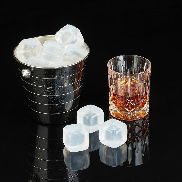 Produktbild Relaxdays 50x Eiswürfel (Wiederverwendbare Eiswürfel)