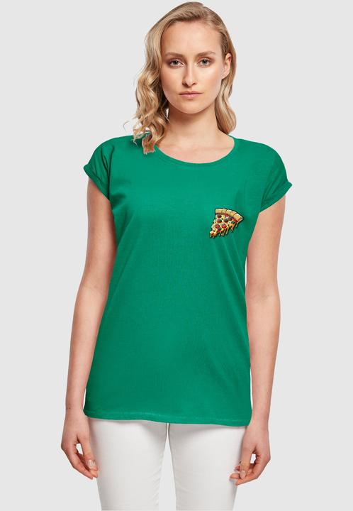 Actual product image Merchcode Ladies Pizza Comic Extended Shoulder Tee - 116357 (M)