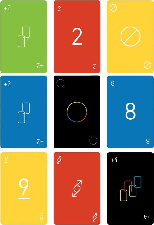 Produktbild Mattel Games Uno Minimalista (Deutsch, Französisch, Italienisch, Englisch)