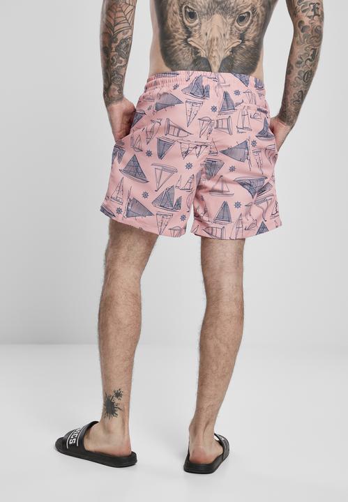Actual product image Urban Classics Pattern Swim Shorts (L)