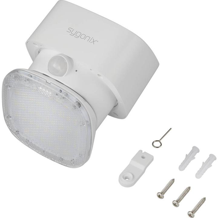 Actual product image Sygonix Solar Wall Light with PIR Motion Sensor (2000 lm, IP65)