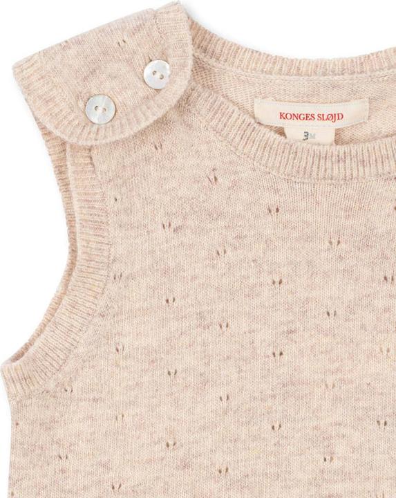 Immagine prodotto Konges Slojd Pagliaccetto Mino in maglia Off White Melange (80)