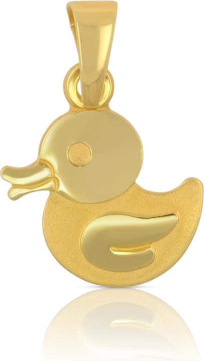 Muau Pendant duck yellow gold 750, 18x11mm (750/18 K Gold)