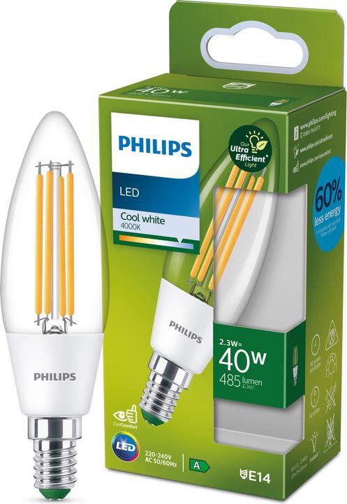 Immagine prodotto Philips Led Cla (E14, 2.30 W, 485 lm, 1 x, A)