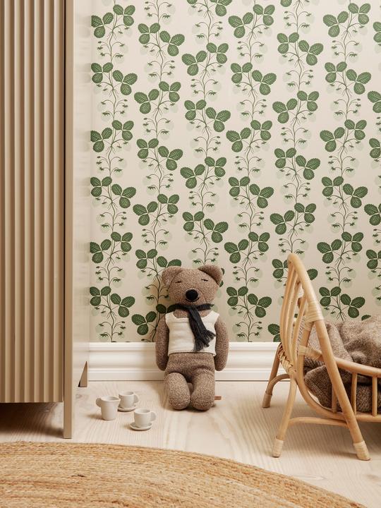 Actual product image Ferm Living Strawberry Field Wallpaper (53 x 1000 cm)