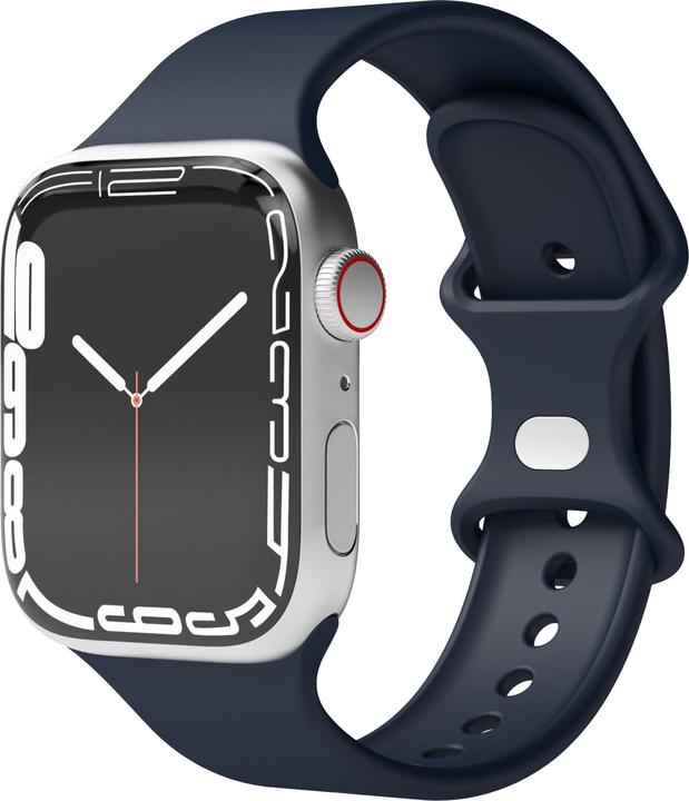 Actual product image Vonmählen Silicone Loop Case 1 Band One Navy 38/40/41mm (38 mm, 40 mm, 41 mm, Stainless steel)