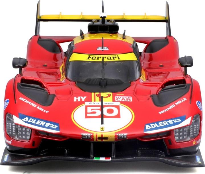 Actual product image Bburago Ferrari Racing 499P 1/24 rot
