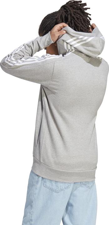 Actual product image adidas M 3s Ft Fz Hd,Mgreyh/White Mgreyh/White XL (XL)