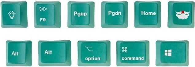 Actual product image Keychron K2/Q1 PBT Keycap Set