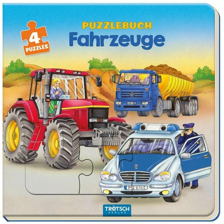 Produktbild Puzzlebuch Fahrzeuge (10 Teile)