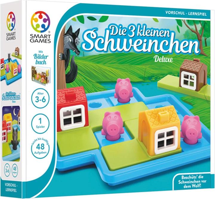 Actual product image Smart Games The 3 little pigs (French, Dutch, Swedish, German, Italian, English)