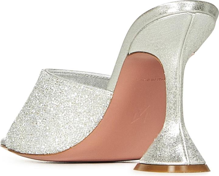 Actual product image Amina Muaddi Sandals Silver (41)