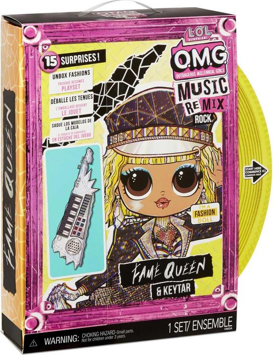 Actual product image L.O.L. Surprise! Remix Rock Fame Queen