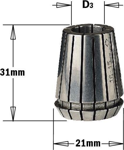 Produktbild CMT 184.160.25 Spannzange ER25 16mm