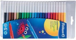 Produktbild Pelikan 985663 Filzstift Fein Hellgrün Violett (Mehrfarbig sortiert, 10 x)