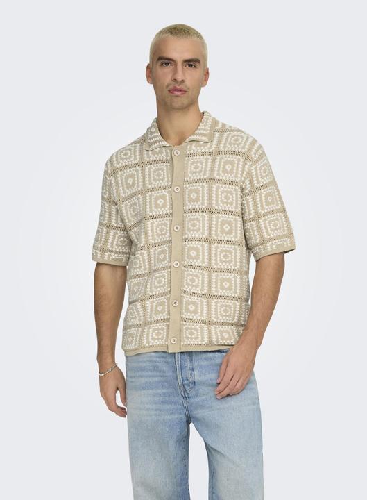 Actual product image Only & Sons ONSBART Gestricktes Polo-Hemd Polo (M)