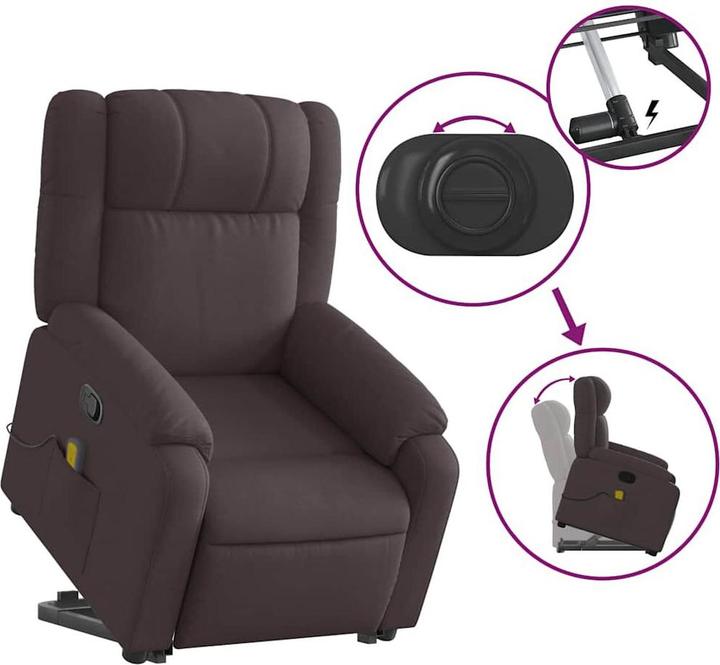 Produktbild VidaXL Massagesessel mit Aufstehhilfe Stoff