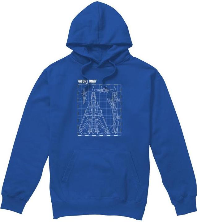 Immagine prodotto Top Gun Felpa con Cappuccio Schematico Uomo (XL)