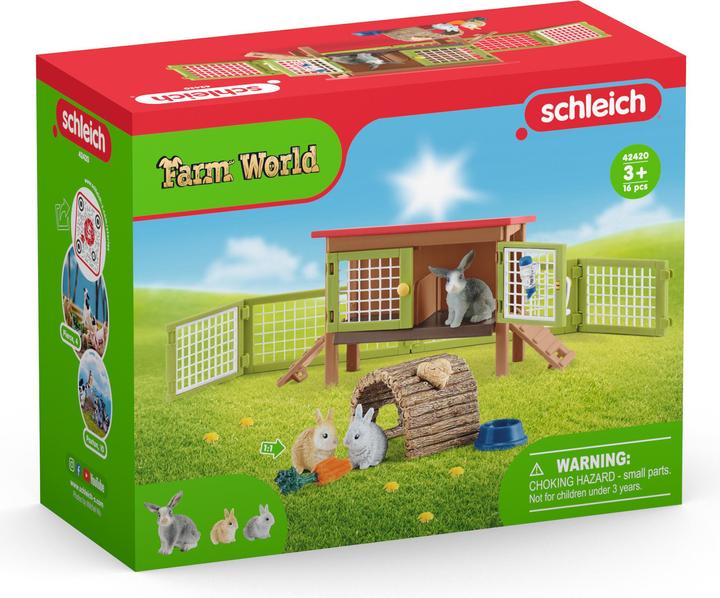 Productafbeelding Schleich Konijnenhok