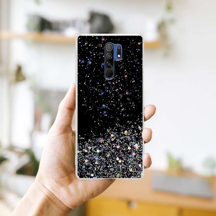 Produktbild Cadorabo TPU Hülle für Xiaomi RedMi 9 mit Glitzer (Xiaomi Redmi 9)