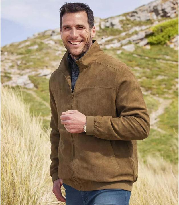 Image du produit Atlas For Men Veste aspect daim avec doublure polaire (4XL)