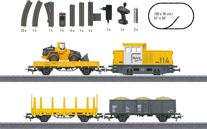Produktbild Märklin 29188 - Startpackung Baustelle (Spur H0)