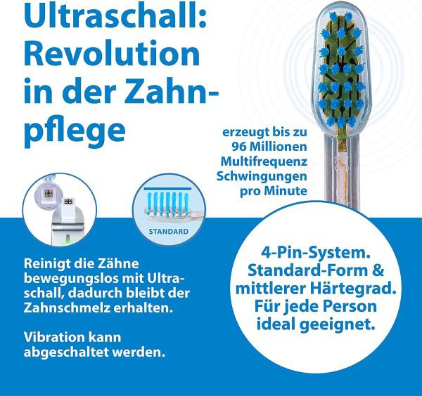 Image du produit Emmi-dent Brosse à dents à ultrasons Platinum Blue (Brosse à dents ultrasonique)