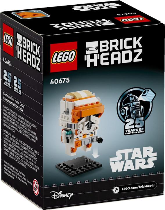 Image du produit LEGO Clone Commandant Cody (40675, LEGO Brickheadz)