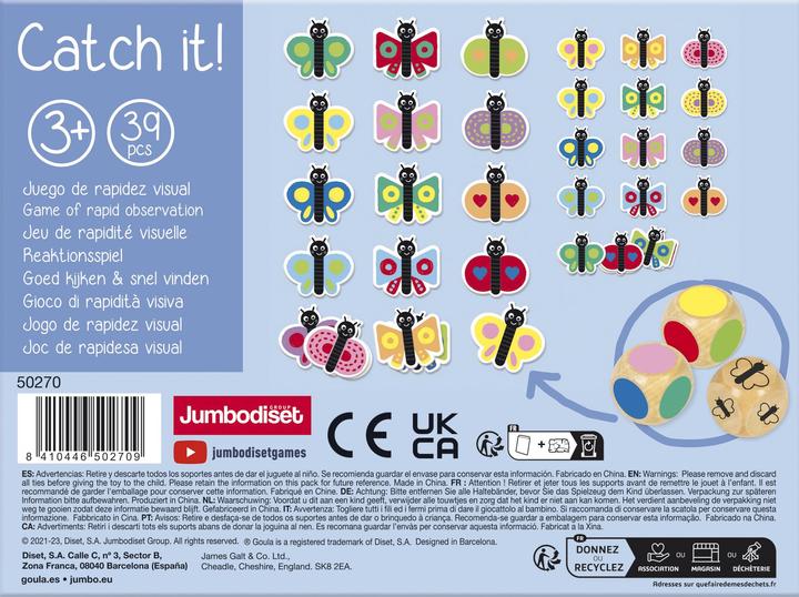 Actual product image Goula Catch it Butterfly (French, German, Italian)