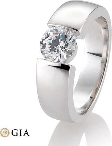 Breuning Ring Spann 0,80-1,50 ct. (57, 750/18 K Gold)