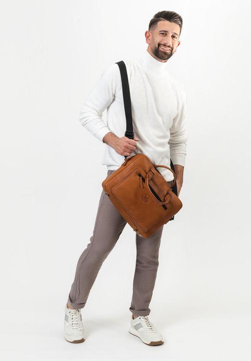 Image du produit Farmhood Memphis Porte-documents en cuir 38.5 cm Compartiment pour ordinateur portable