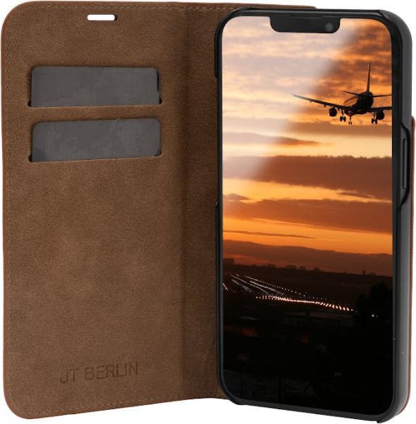 Produktbild JT Berlin Echtleder Tegel Passend für Handy-Modell: iPhone 14, Schwarz (Apple iPhone 14)