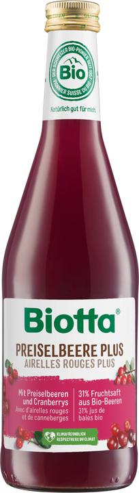 Produktbild Biotta Preiselbeere Plus (1 x 50 cl)