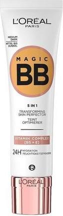 L'Oréal Paris Paris Magic BB Cream with SPF 20 5-in-1 Skin Tint 30ml Shade 05 Medium Dark (05 Medium Dark)