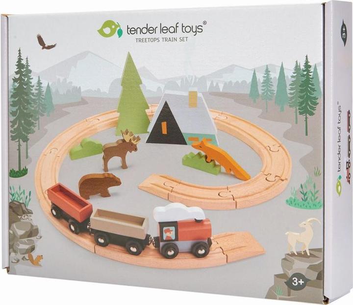 Actual product image Tender Leaf Toys Railway with accessories