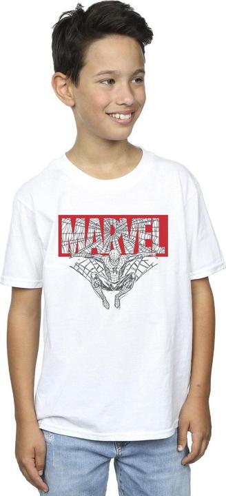 Produktbild Spider Man Logo Red TShirt Jungen (152, 158)